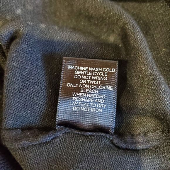 Women's Say What Black Knit Beaded Bodycon Mini Dress Long Sleeve Sz M - Picture 6 of 6